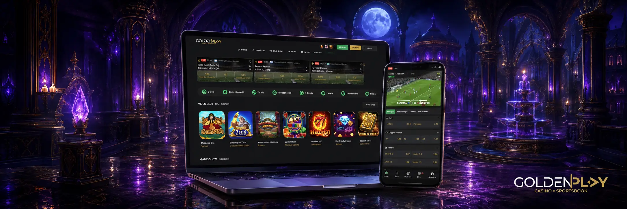 Accesso Golden Play su Dispositivi Android
