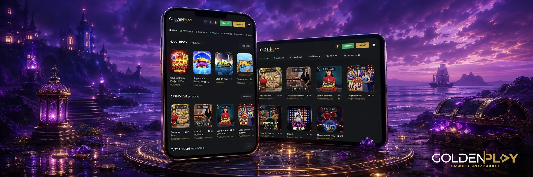 Accesso Golden Play su Dispositivi iOS