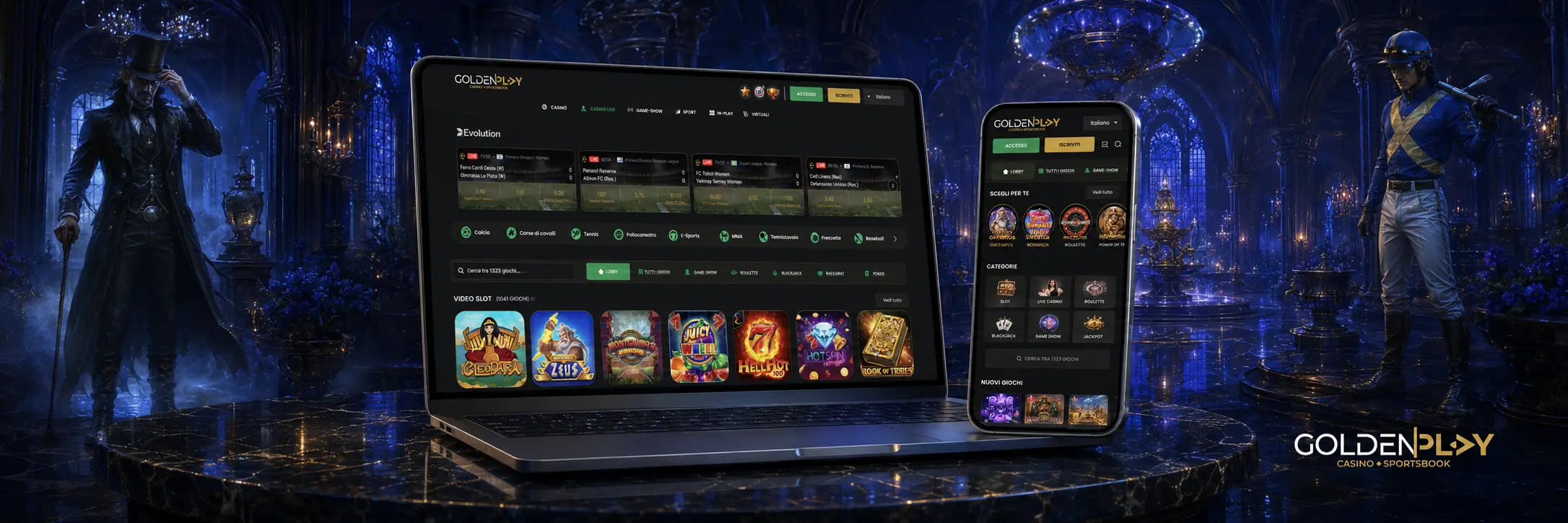 Esplora la Lobby Slot Golden Play